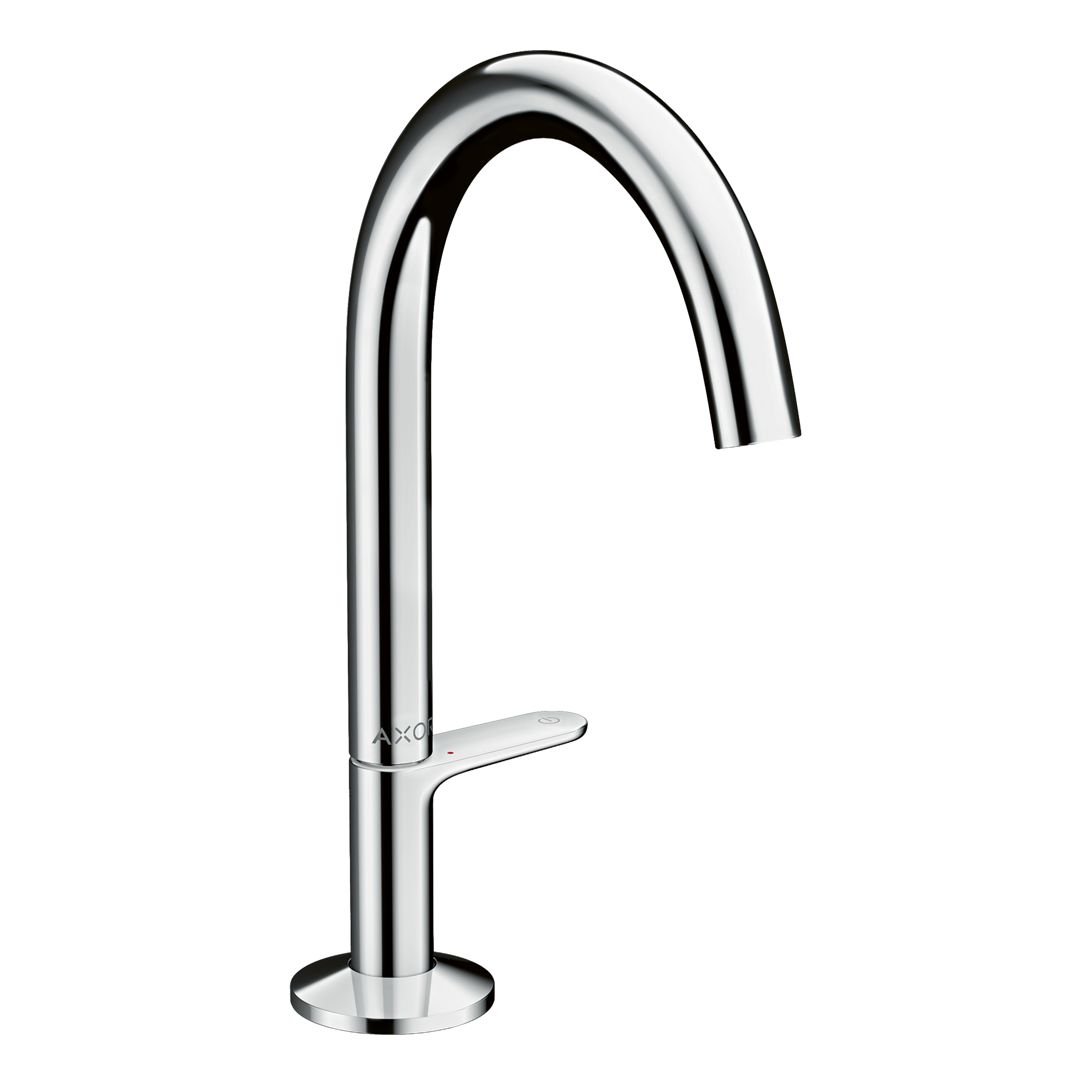 AXOR One Basin Mixer Faucet Select 170 with Push-Open Waste Set from Brandt in Chrome finish