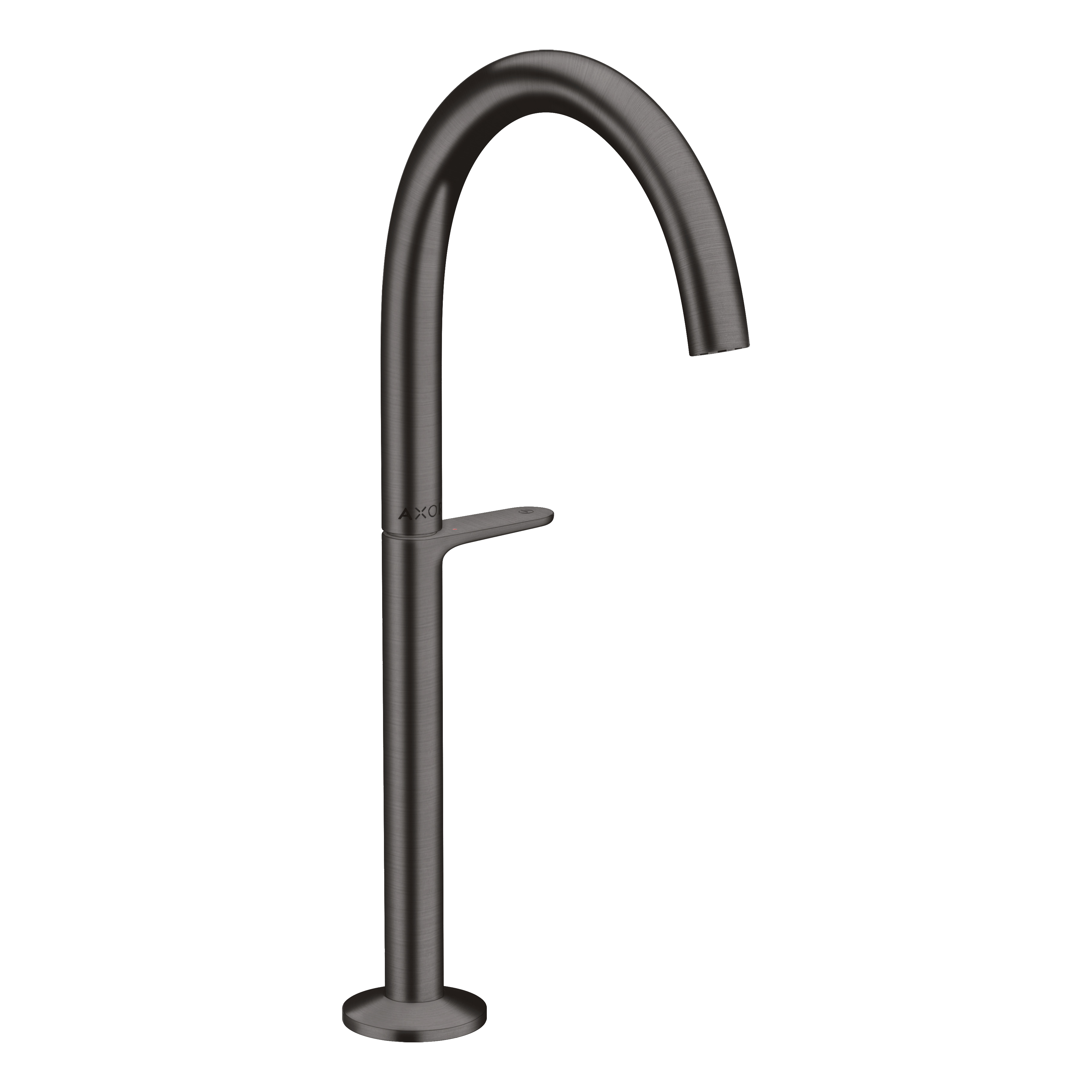 AXOR One Basin Mixer Faucet Select 260 with Push-Open Waste Set from Brandt in Brushed Black Chrome finish