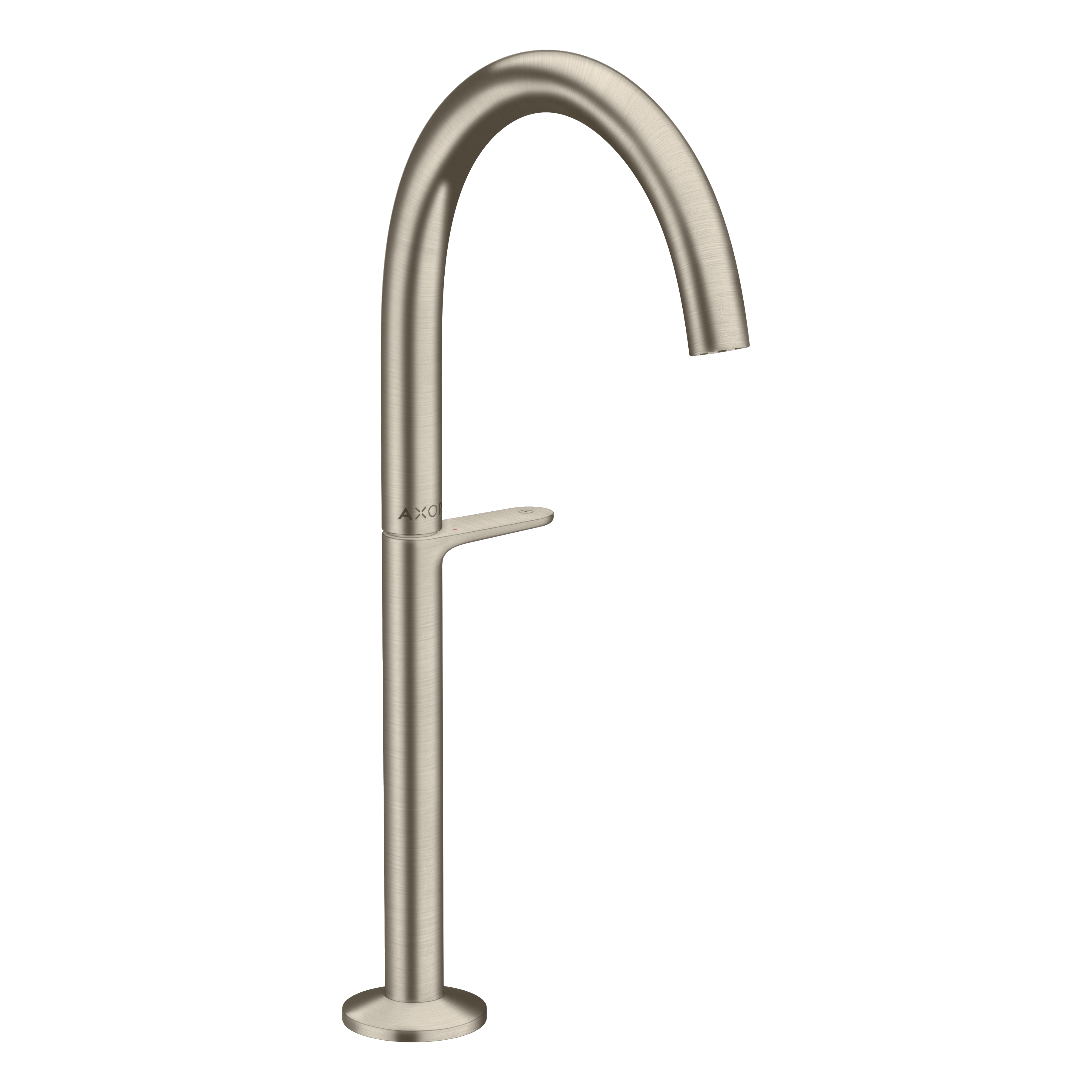 AXOR One Basin Mixer Faucet Select 260 with Push-Open Waste Set from Brandt in Brushed Nickel finish