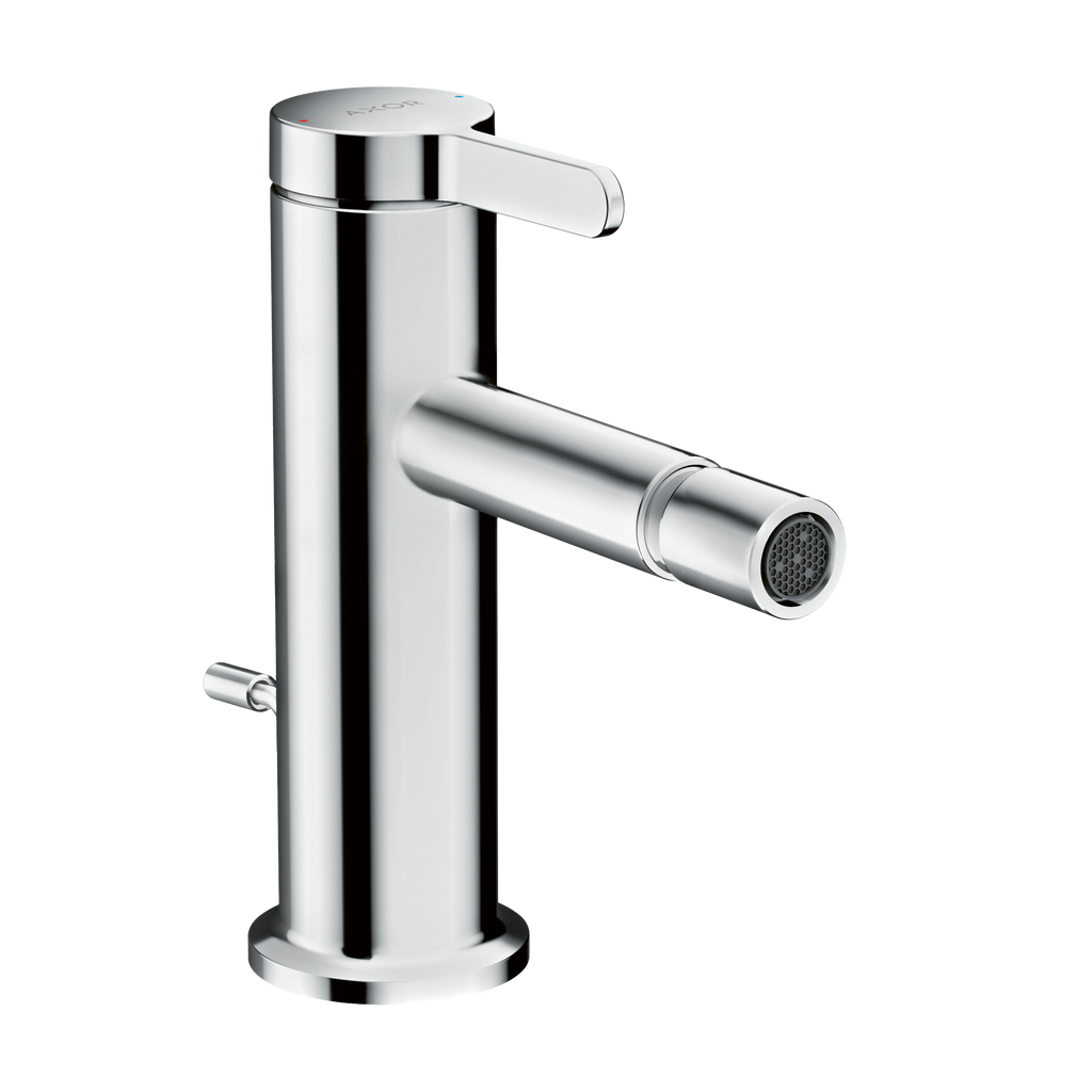 AXOR One Single Lever Handle Bidet Mixer Faucet with Pop-Up Waste from Brandt in Chrome finish
