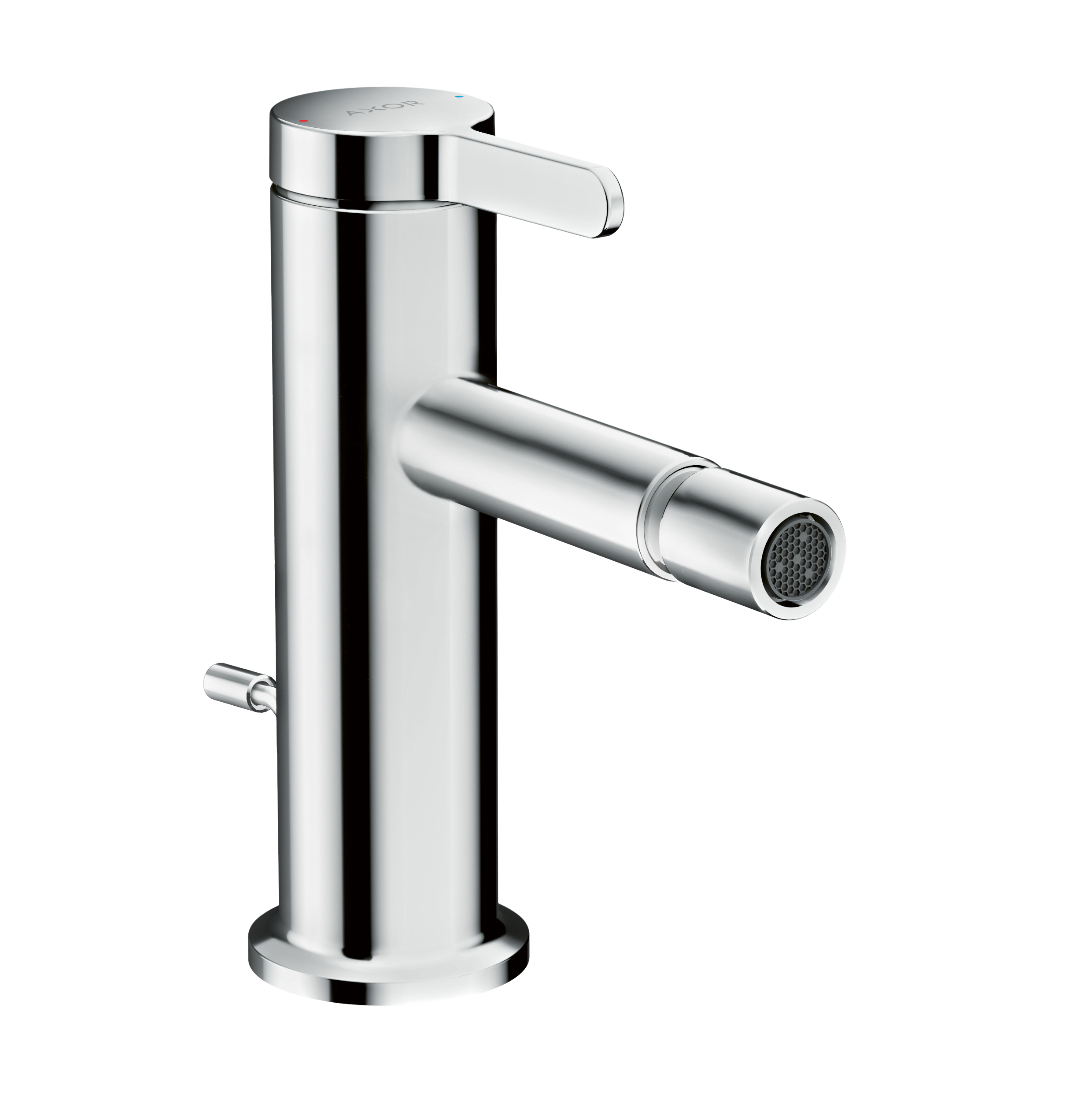 AXOR One Single Lever Handle Bidet Mixer Faucet with Pop-Up Waste from Brandt in Chrome finish