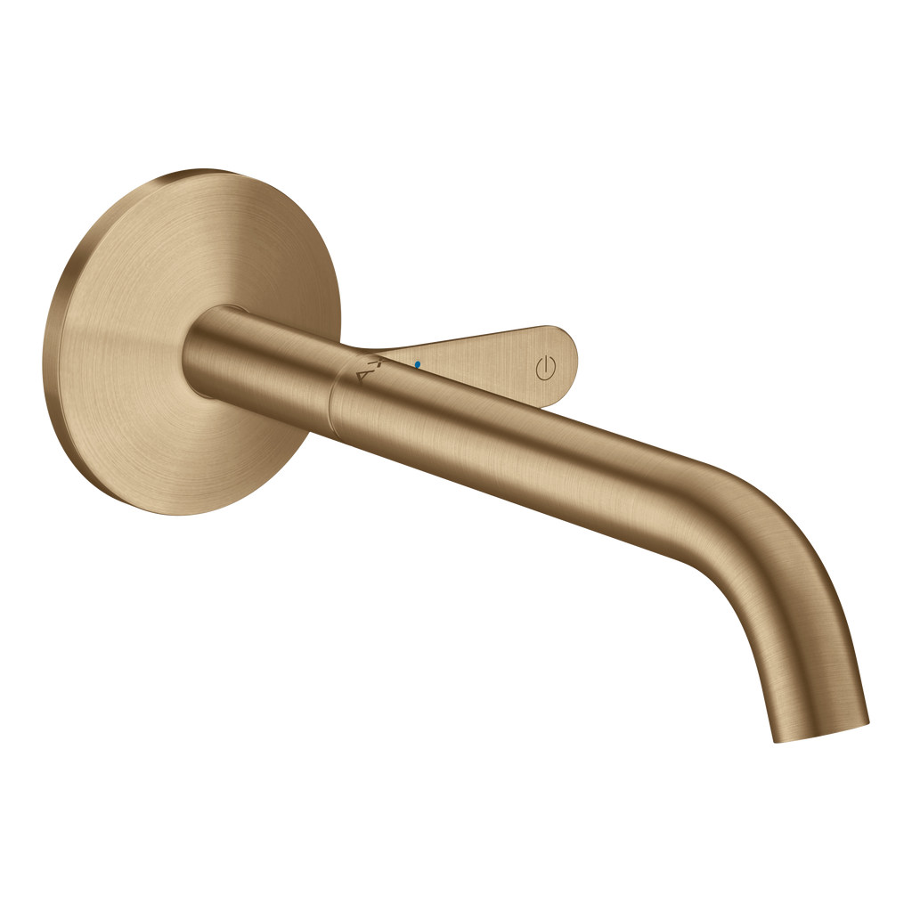 AXOR One Concealed Basin Mixer Faucet Select with 220 mm Spout from Brandt in Brushed Bronze finish