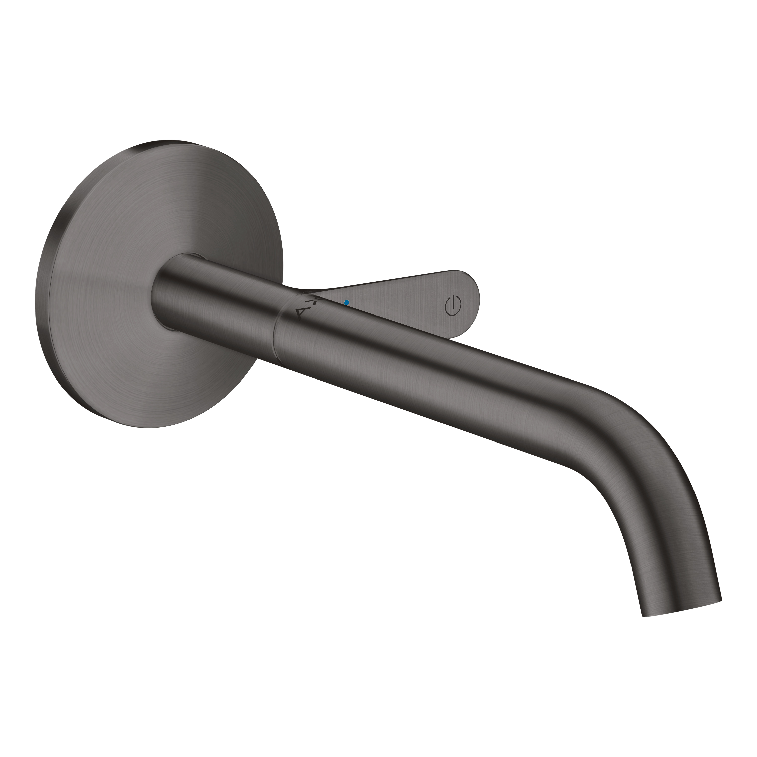 AXOR One Concealed Basin Mixer Faucet Select with 220 mm Spout from Brandt in Brushed Black Chrome finish