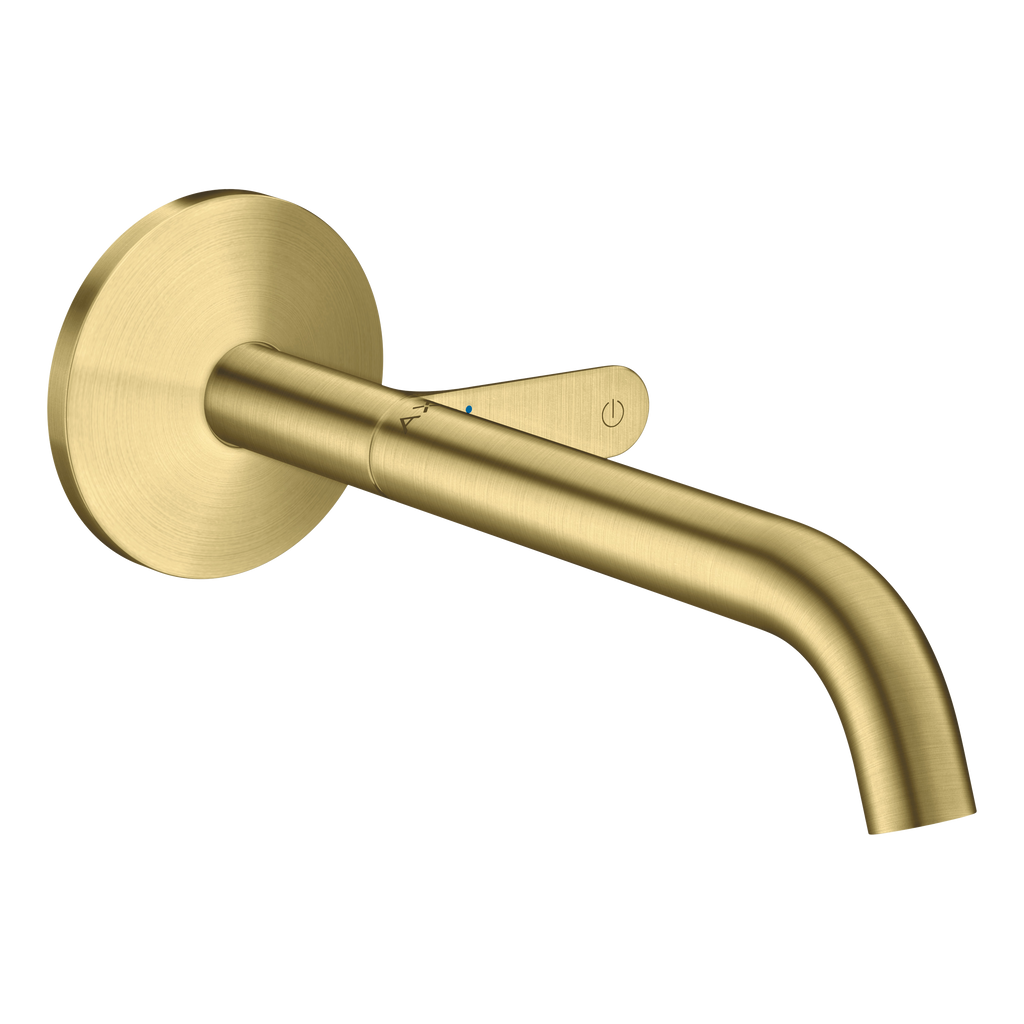 AXOR One Concealed Basin Mixer Faucet Select with 220 mm Spout from Brandt in Brushed Brass finish