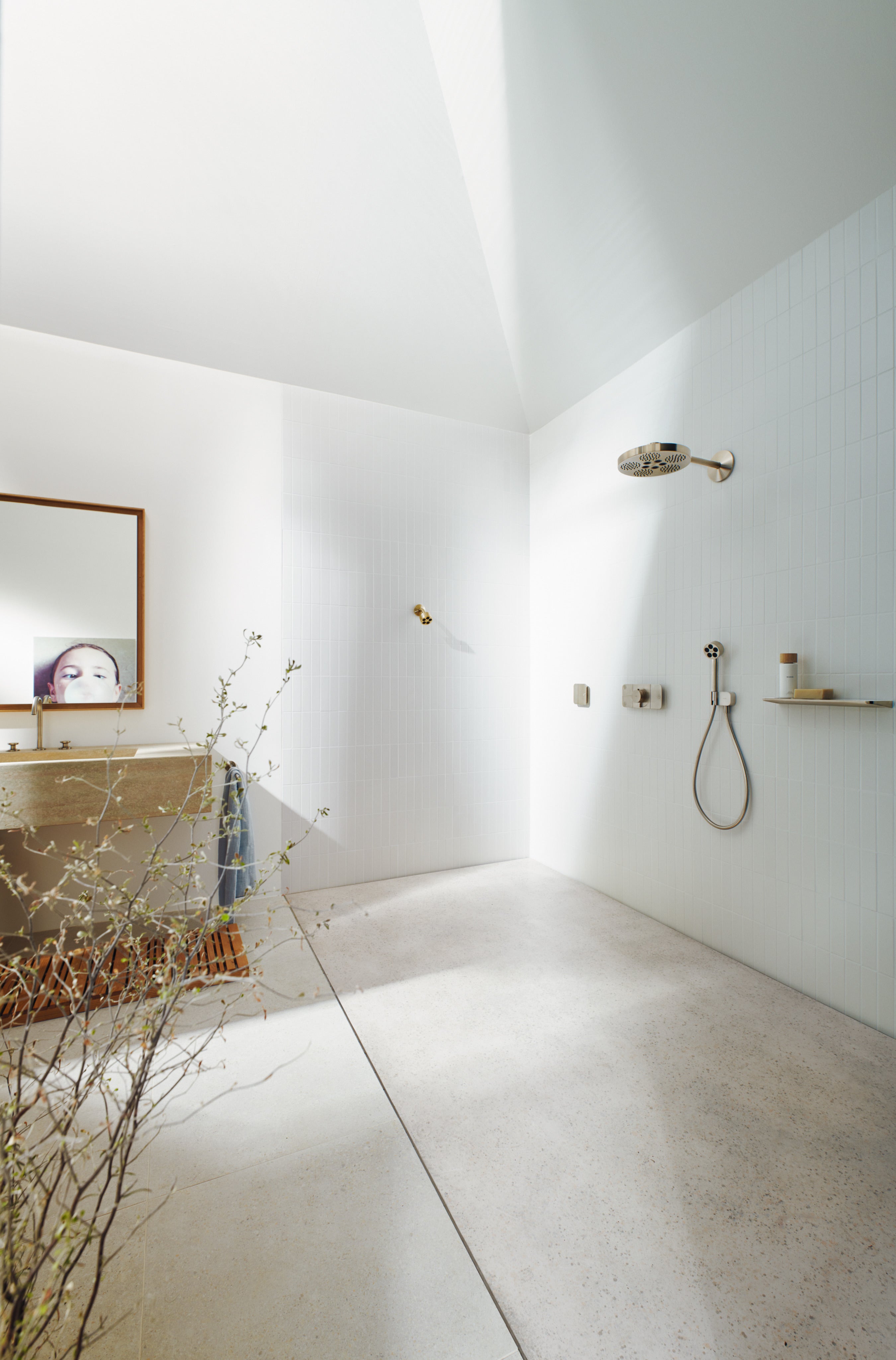 AXOR One Concealed Shower Valve from Brandt in Brushed Nickel finish