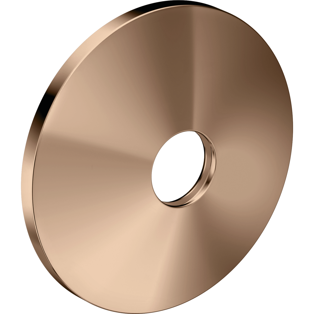 AXOR One Escutcheon 90 mm from Brandt in Polished Red Gold finish