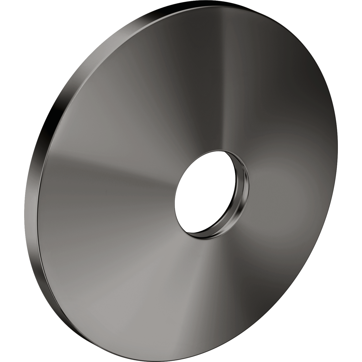 AXOR One Escutcheon 90 mm from Brandt in Polished Black Chrome finish