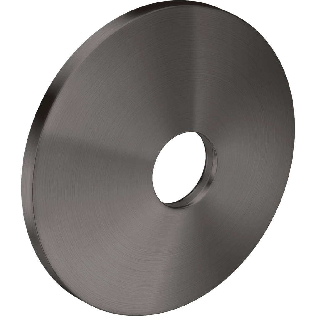 AXOR One Escutcheon 90 mm from Brandt in Brushed Black Chrome finish