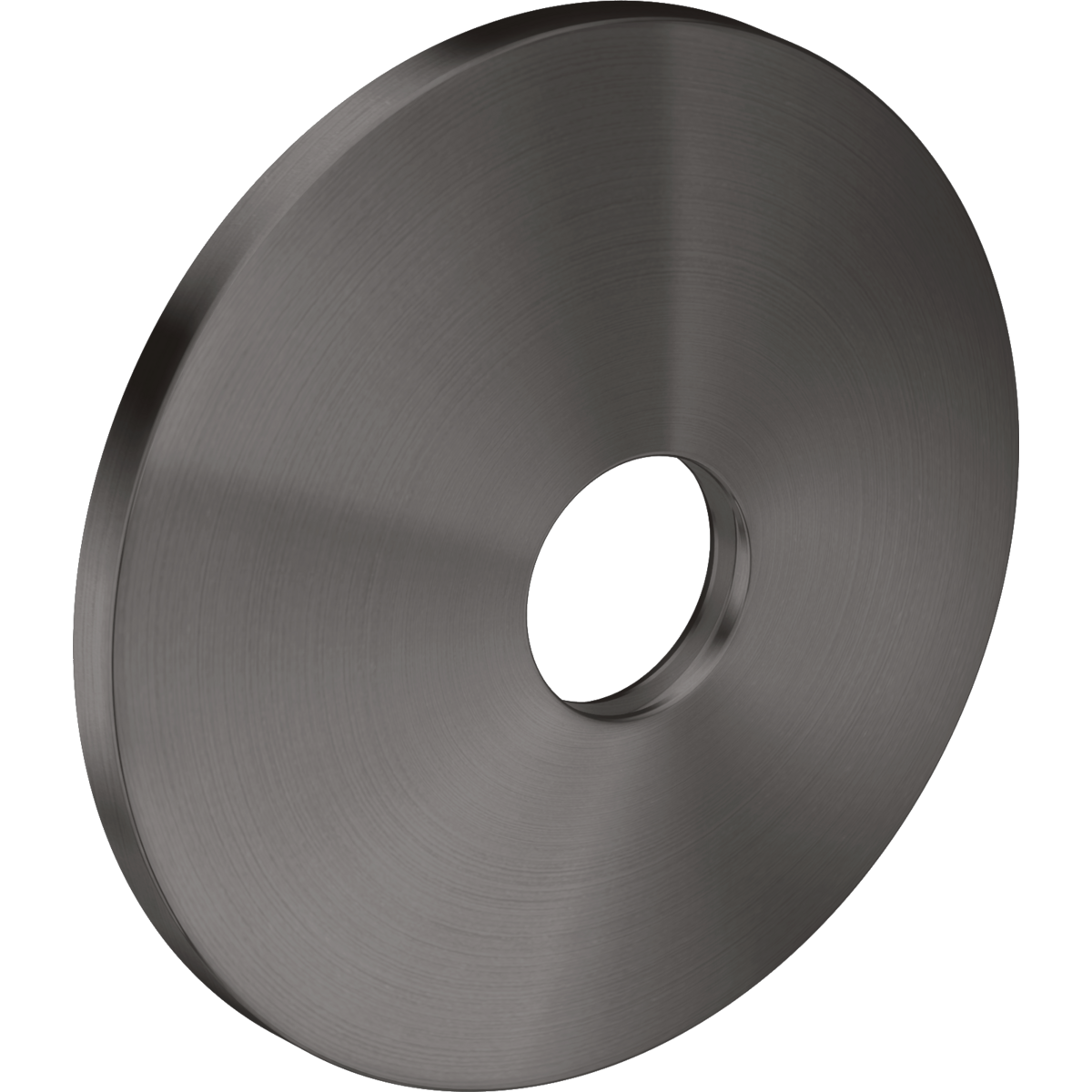 AXOR One Escutcheon 90 mm from Brandt in Brushed Black Chrome finish