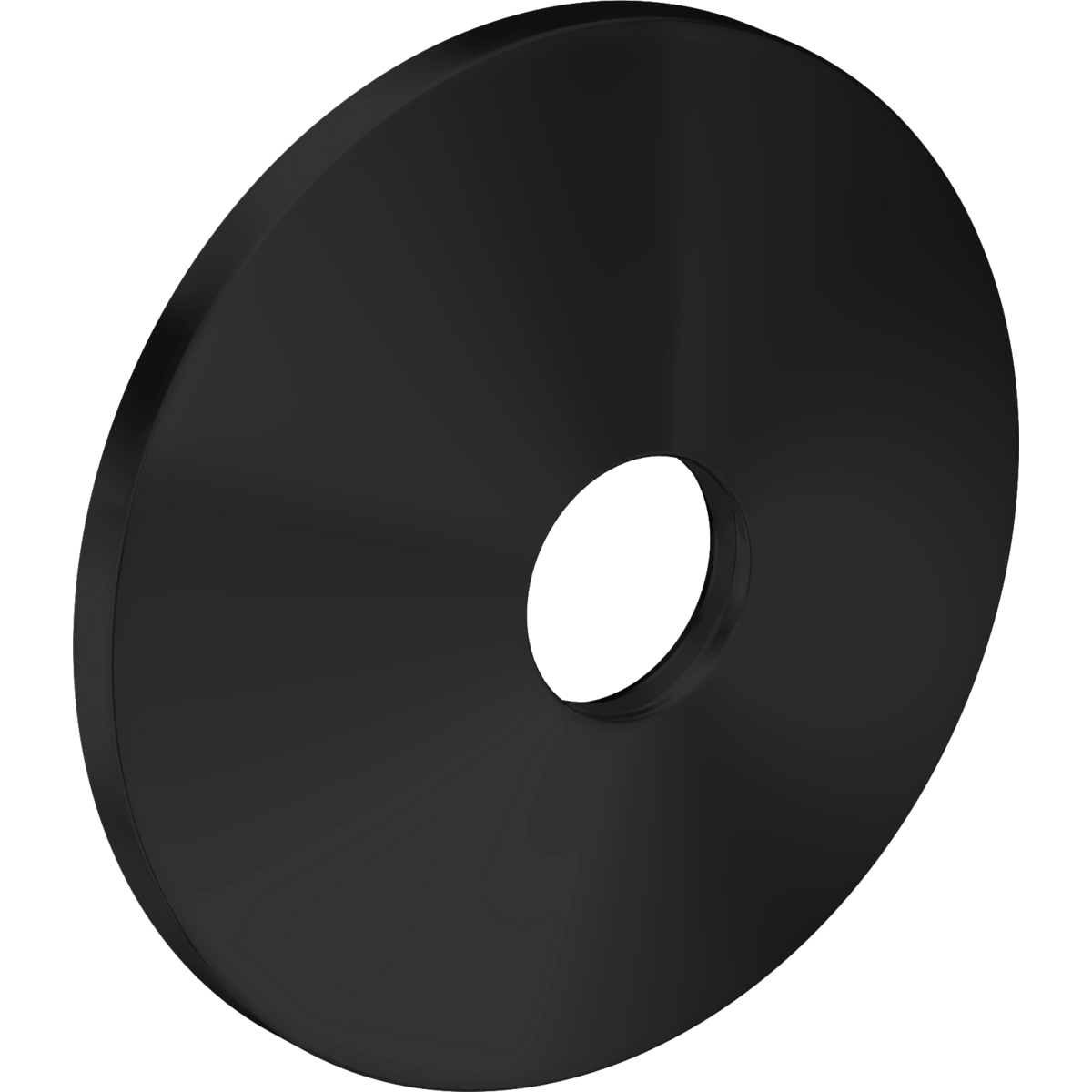 AXOR One Escutcheon 90 mm from Brandt in Matt Black finish