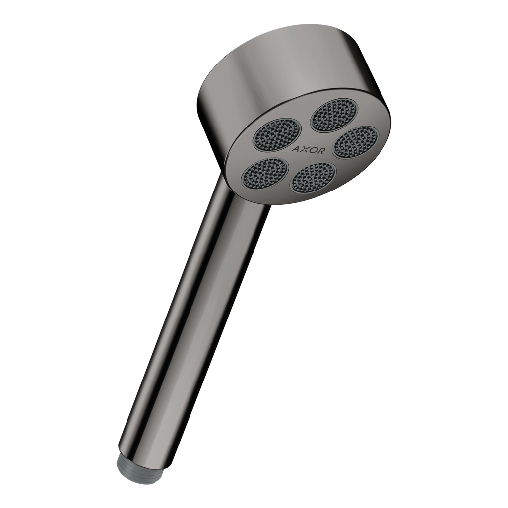 AXOR One Hand Shower 75 1jet EcoSmart from Brandt in Polished Black Chrome finish