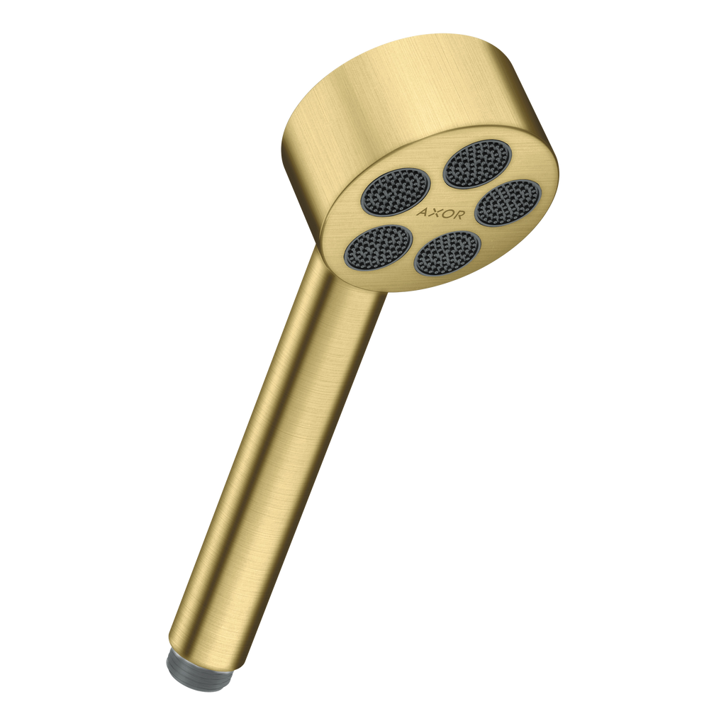 AXOR One Hand Shower 75 1jet EcoSmart from Brandt in Brushed Brass finish