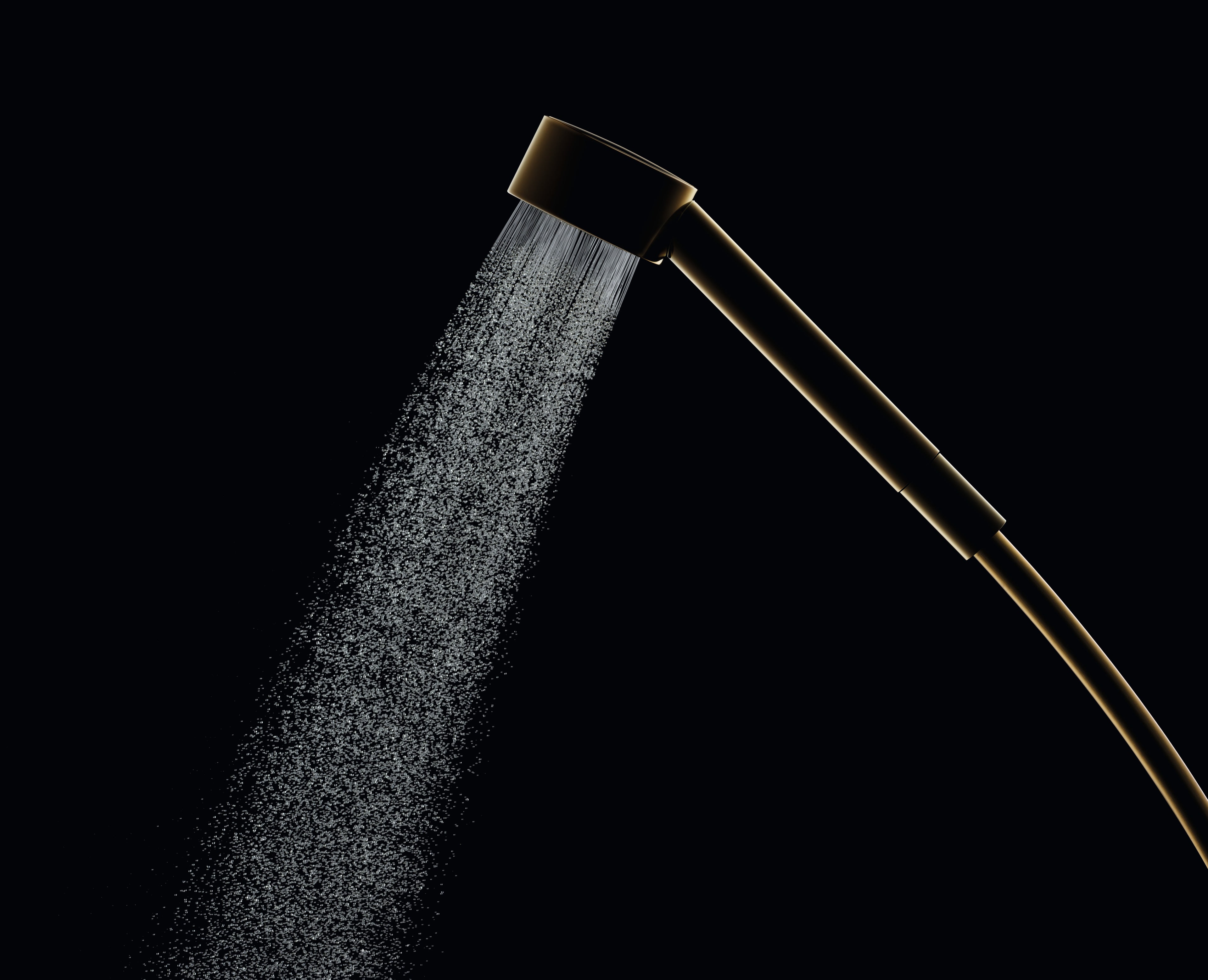 AXOR One Hand Shower 75 1jet EcoSmart from Brandt in Polished Gold Optic finish