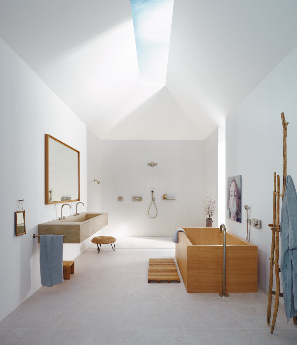 AXOR One Overhead Shower 75 1jet EcoSmart with Shower Arm from Brandt in Brushed Nickel finish