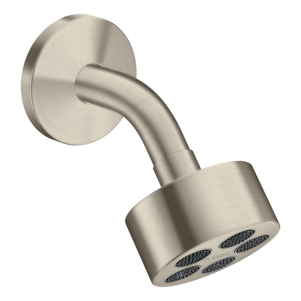 AXOR One Overhead Shower 75 1jet EcoSmart with Shower Arm from Brandt in Brushed Nickel finish