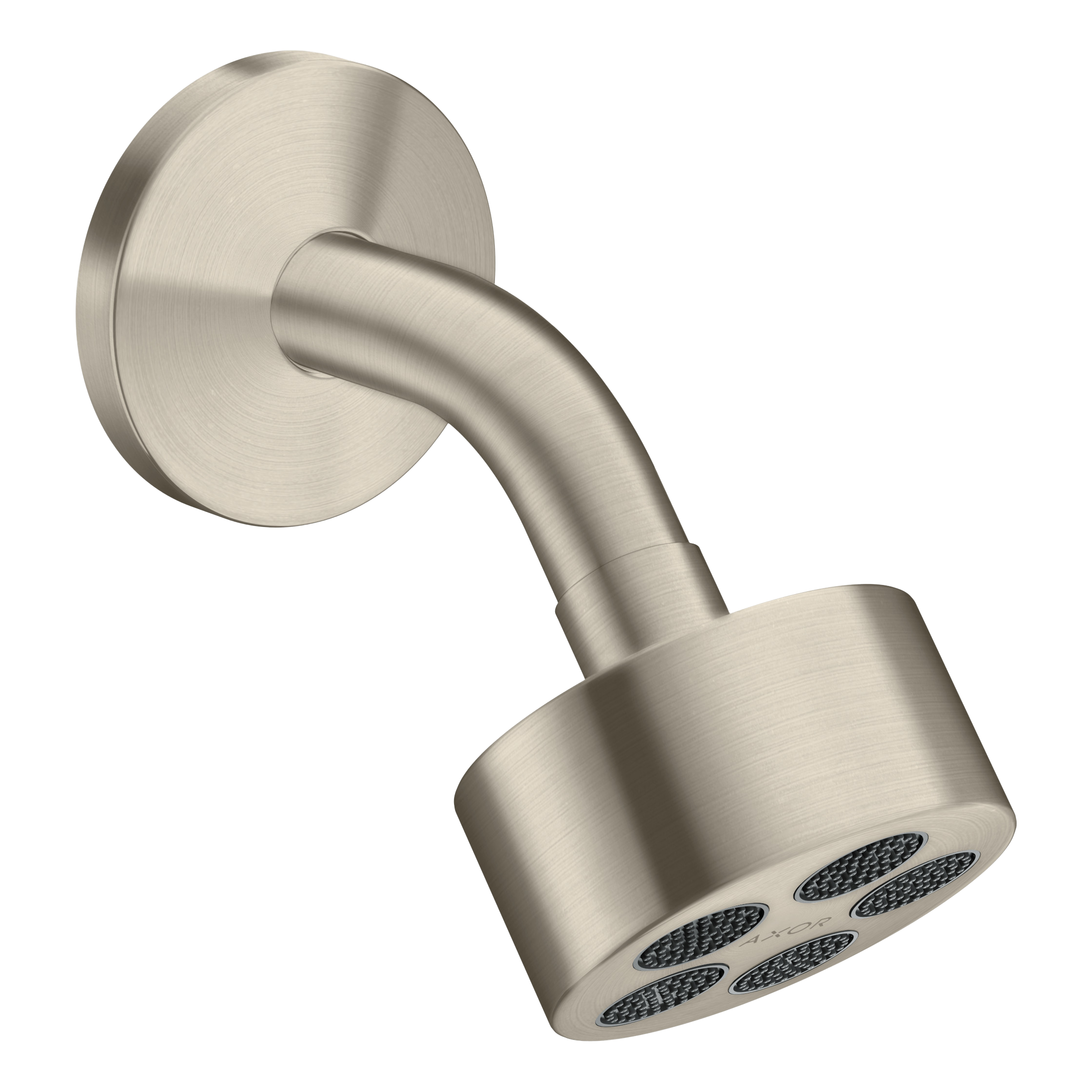 AXOR One Overhead Shower 75 1jet EcoSmart with Shower Arm from Brandt in Brushed Nickel finish