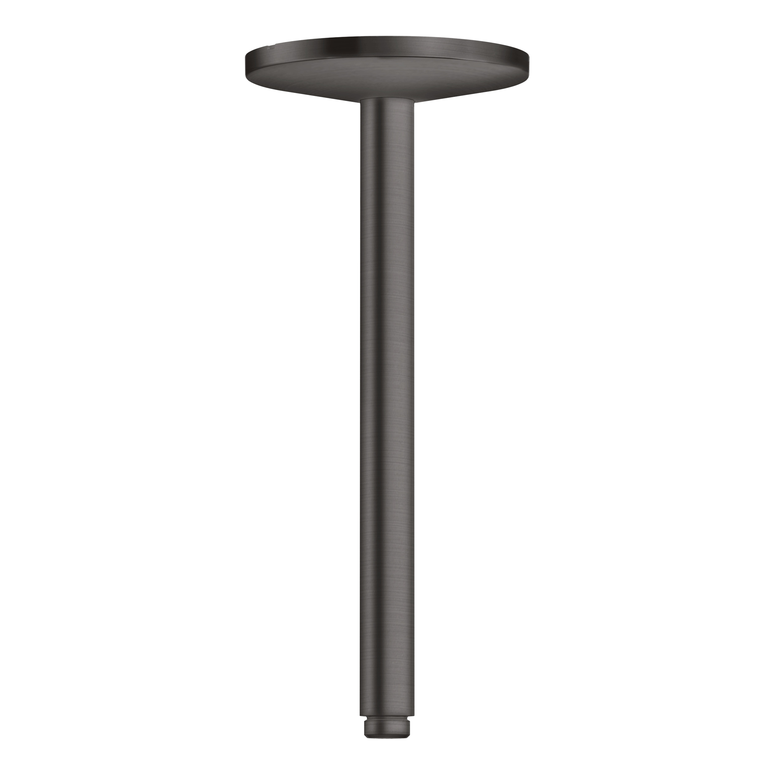 AXOR One Ceiling Connector 300 mm for Overhead Shower 280 1jet from Brandt in Brushed Black Chrome finish