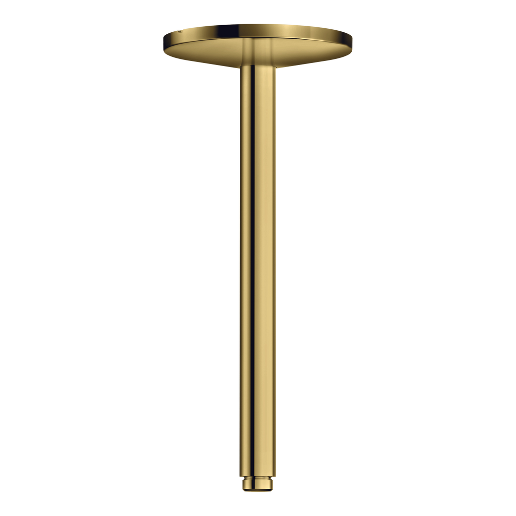AXOR One Ceiling Connector 300 mm for Overhead Shower 280 1jet from Brandt in Polished Gold Optic finish