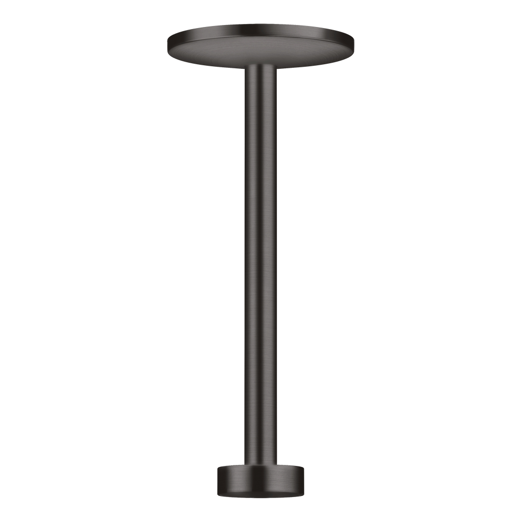 AXOR One Ceiling Connector 300 mm for Overhead Shower 280 2jet from Brandt in Brushed Black Chrome finish