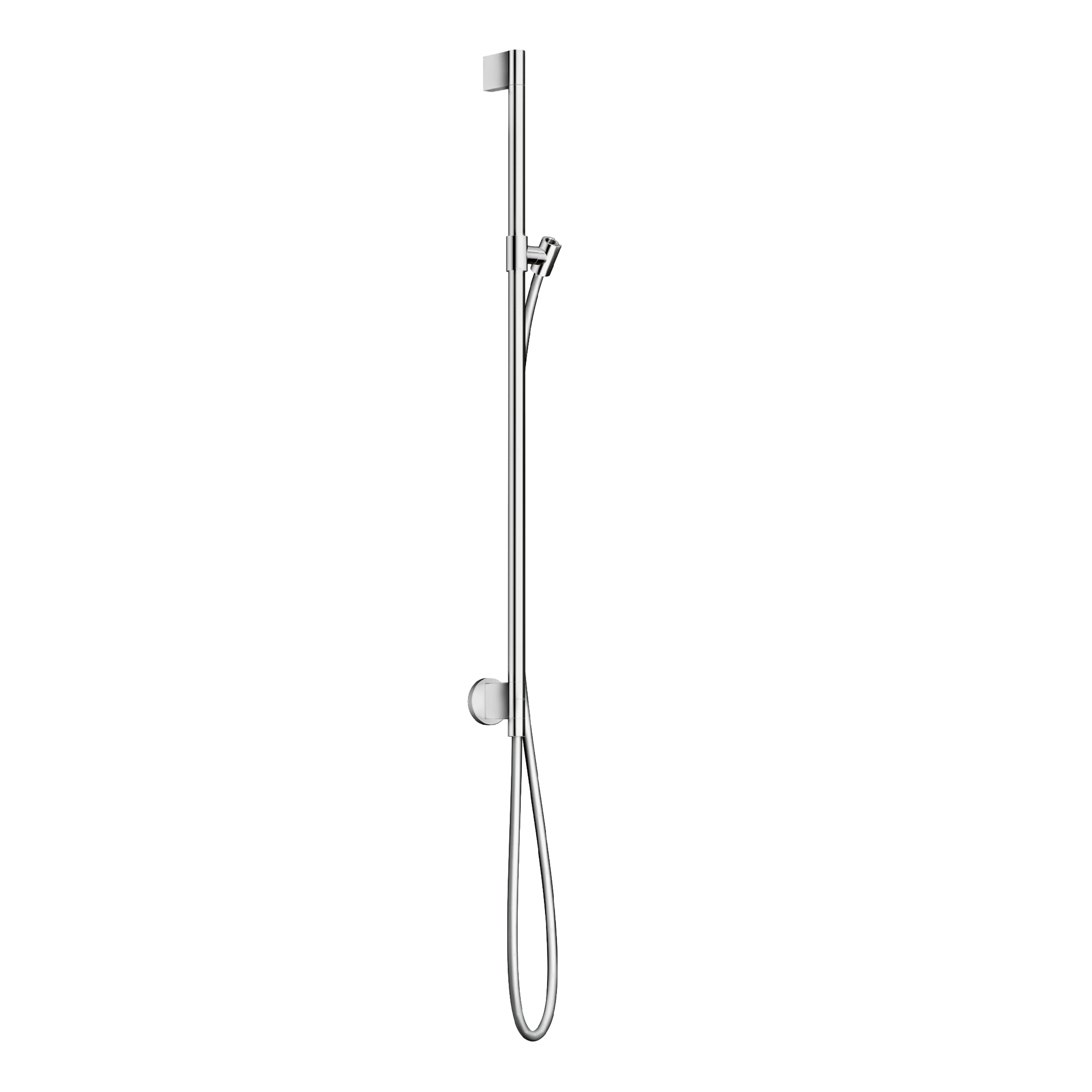 AXOR One Shower Bar 90 cm with Wall Connection and 1,6 m Shower Hose from Brandt in Chrome finish