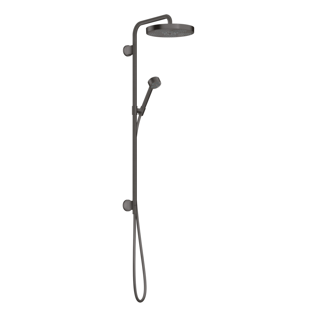 AXOR One Concealed Shower Column 280 1jet from Brandt in Brushed Black Chrome finish