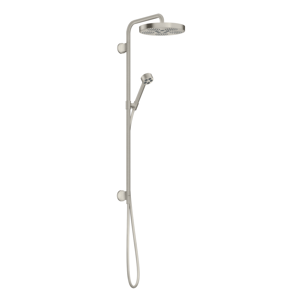 AXOR One Concealed Shower Column 280 1jet from Brandt in Stainless Steel Optic finish