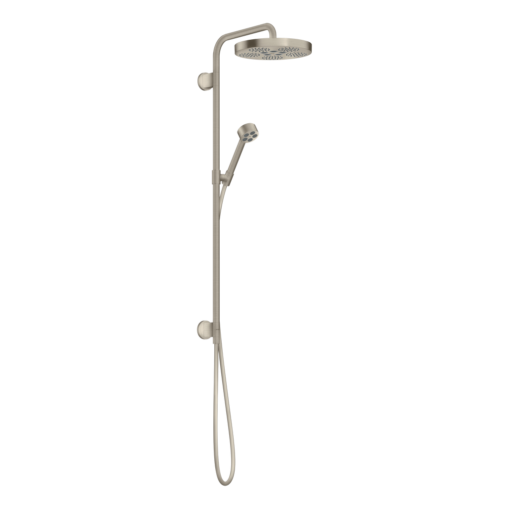AXOR One Concealed Shower Column 280 1jet from Brandt in Brushed Nickel finish