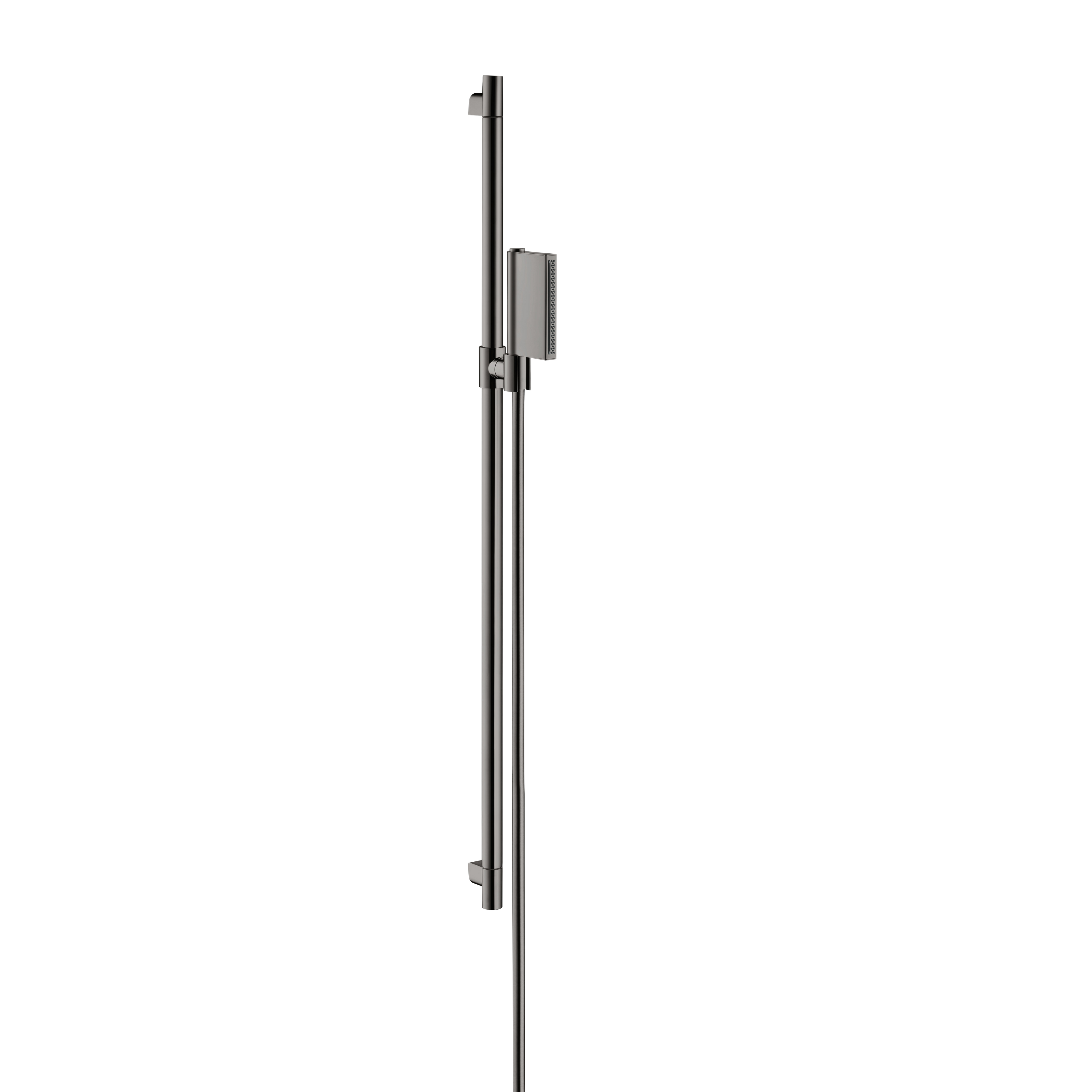 AXOR One Shower Set 90 cm with Hand Shower 2jet from Brandt in Polished Black Chrome finish