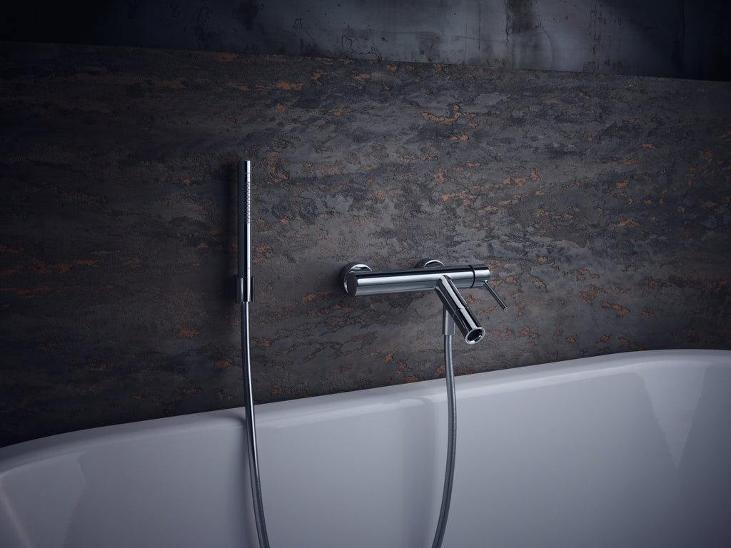 AXOR Starck Single Pin Handle Bath & Shower Mixer Faucet from Brandt in Chrome finish