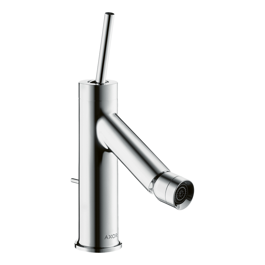 AXOR Starck Single Pin Handle Bidet Mixer Faucet with Pop-Up Waste Set from Brandt in Chrome finish