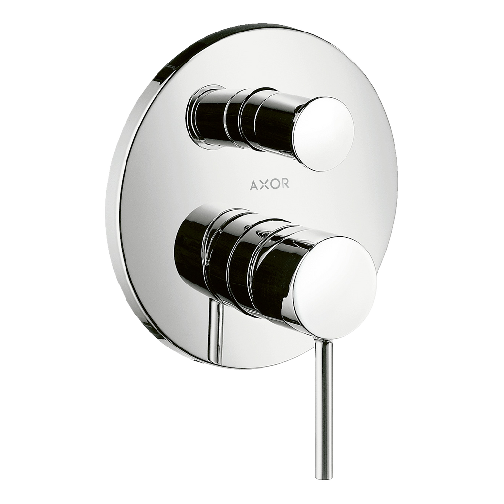 AXOR Starck Single Pin Handle Concealed Bath & Shower Mixer from Brandt in Chrome finish