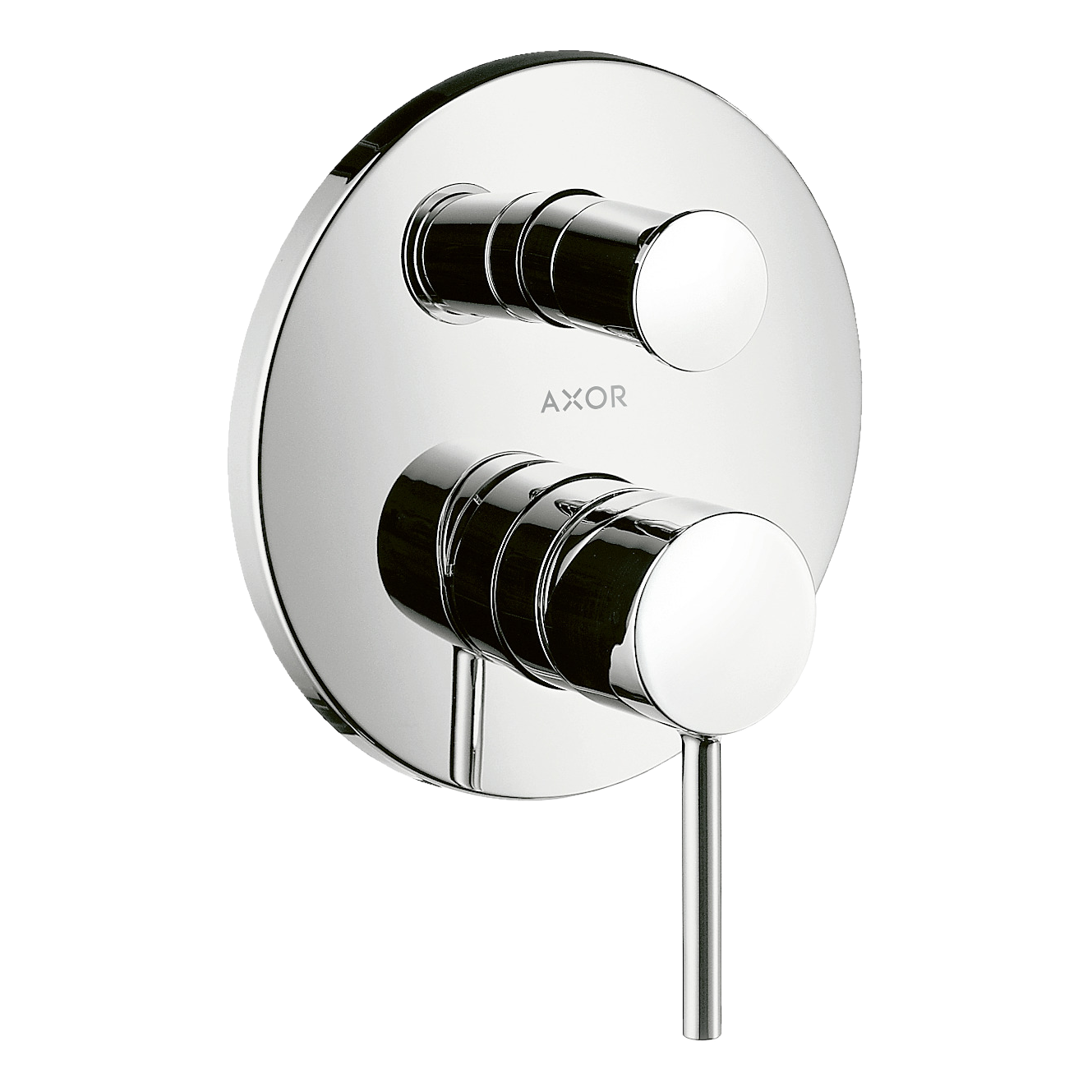 AXOR Starck Single Pin Handle Concealed Bath & Shower Mixer from Brandt in Chrome finish