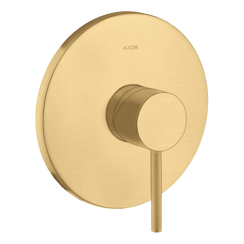AXOR Starck Single Pin Handle Concealed Shower Mixer Faucet from Brandt in Brushed Gold Optic finish