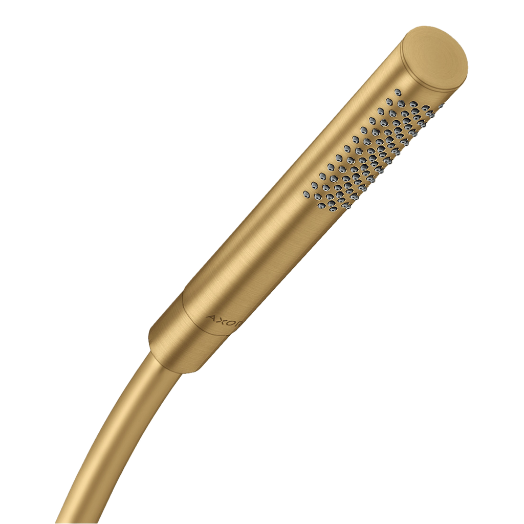 AXOR Starck Baton Hand Shower 1jet EcoSmart from Brandt in Brushed Gold Optic finish