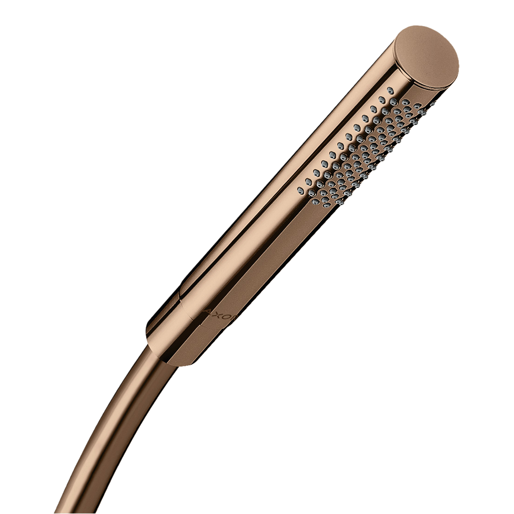 AXOR Starck Baton Hand Shower 1jet EcoSmart from Brandt in Polished Red Gold finish