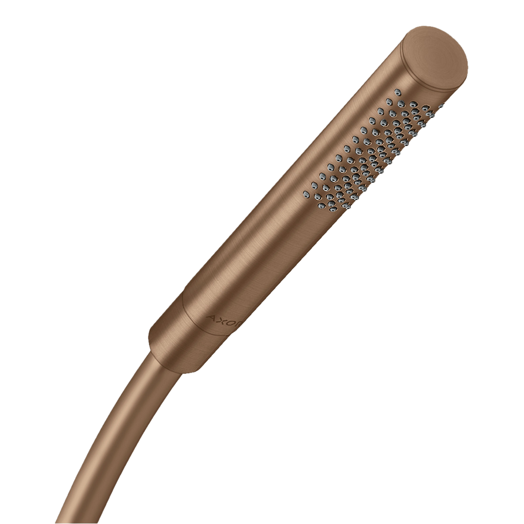 AXOR Starck Baton Hand Shower 1jet EcoSmart from Brandt in Brushed Red Gold finish