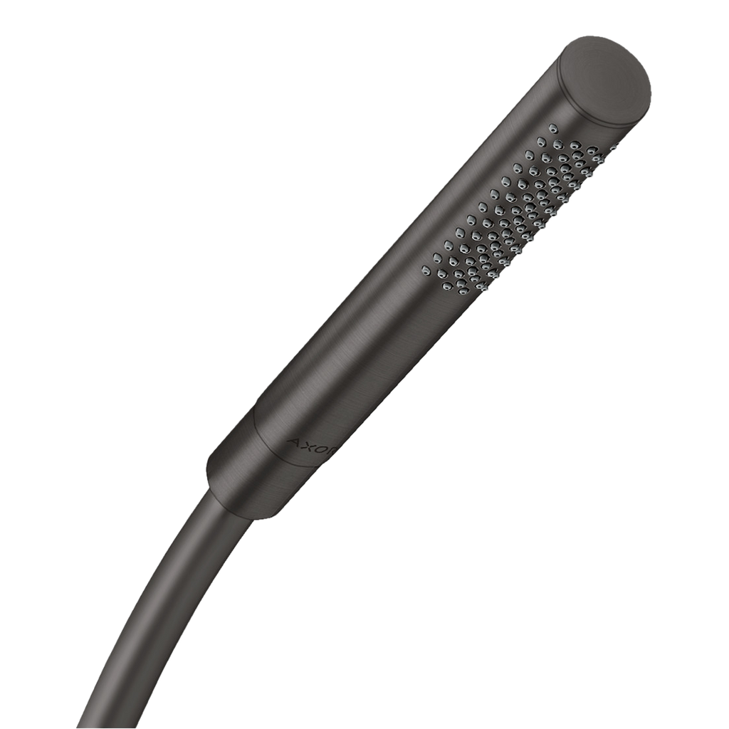 AXOR Starck Baton Hand Shower 1jet EcoSmart from Brandt in Brushed Black Chrome finish