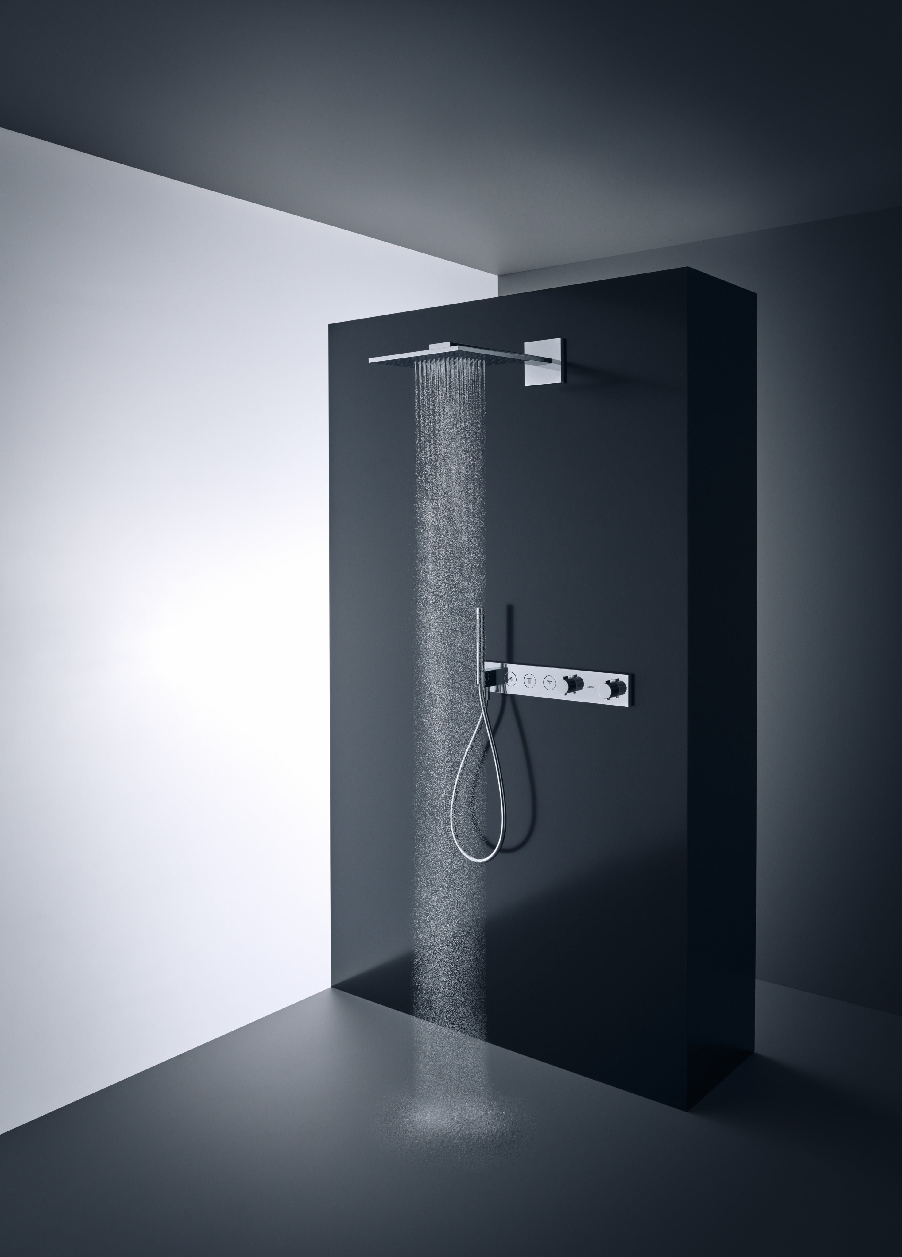 AXOR Starck Baton Hand Shower 2jet from Brandt in Chrome finish