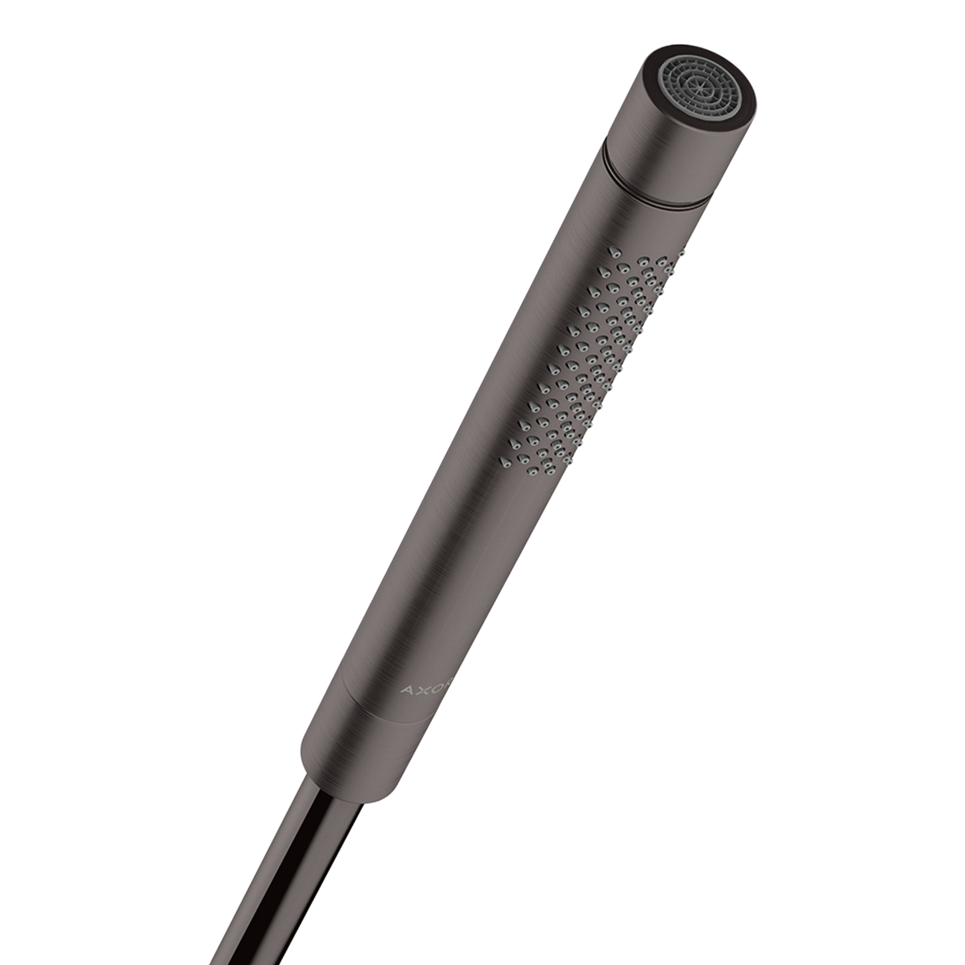 AXOR Starck Baton Hand Shower 2jet from Brandt in Brushed Black Chrome finish