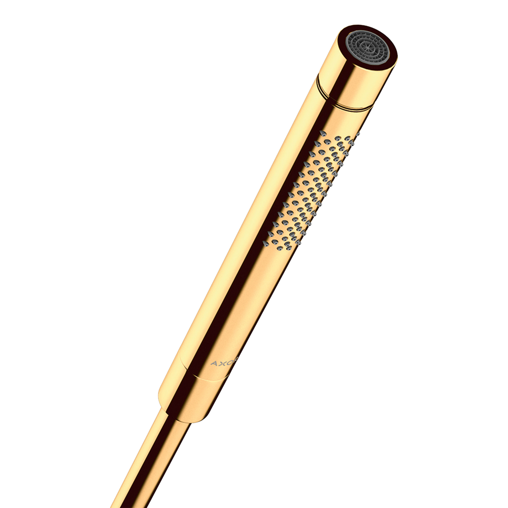 AXOR Starck Baton Hand Shower 2jet from Brandt in Polished Gold Optic finish