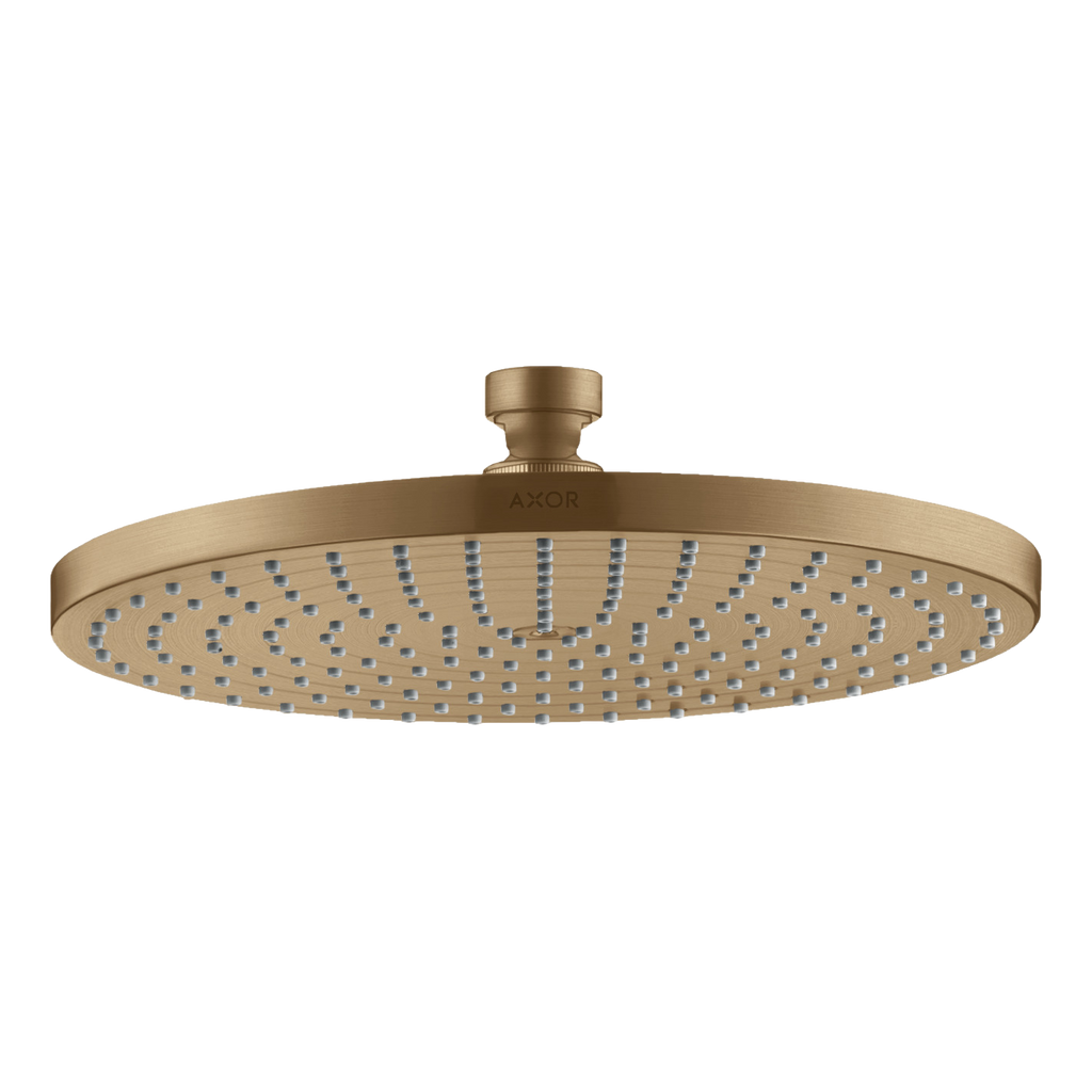 AXOR Starck Overhead Shower 240 1jet from Brandt in Brushed Bronze finish
