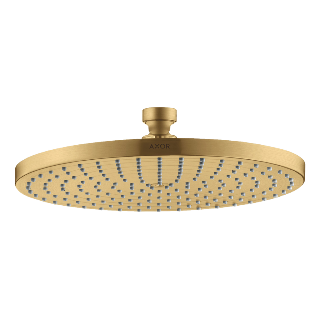 AXOR Starck Overhead Shower 240 1jet from Brandt in Brushed Gold Optic finish