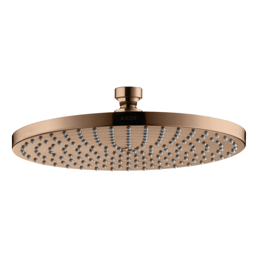 AXOR Starck Overhead Shower 240 1jet from Brandt in Polished Red Gold finish