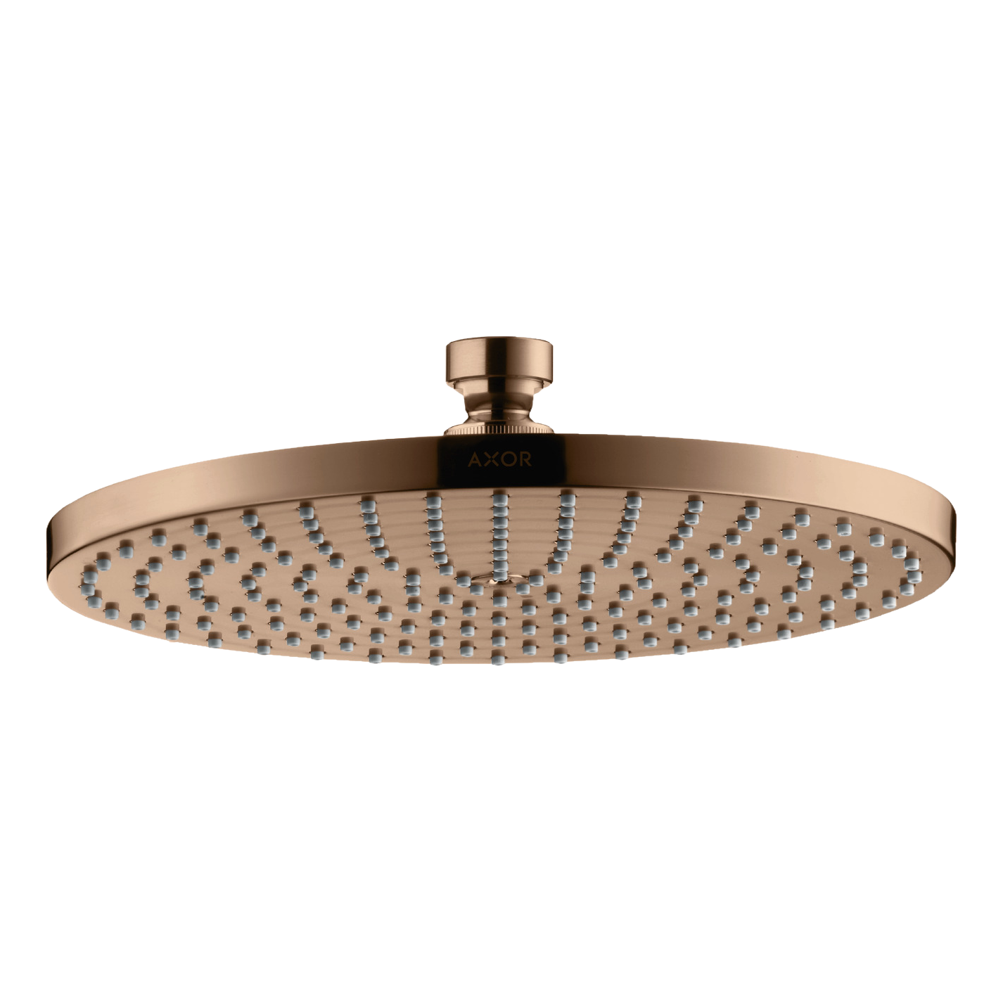 AXOR Starck Overhead Shower 240 1jet from Brandt in Polished Red Gold finish