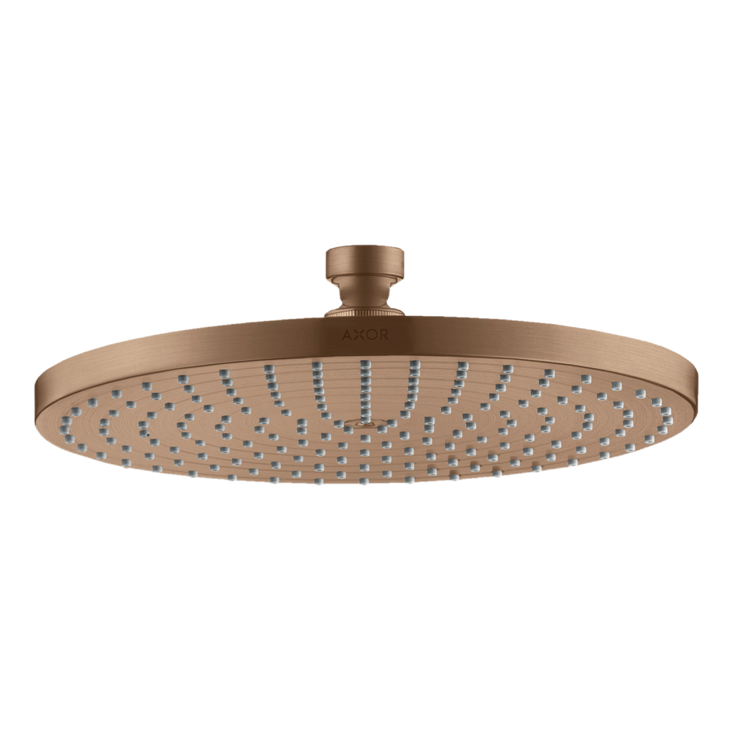 AXOR Starck Overhead Shower 240 1jet from Brandt in Brushed Red Gold finish
