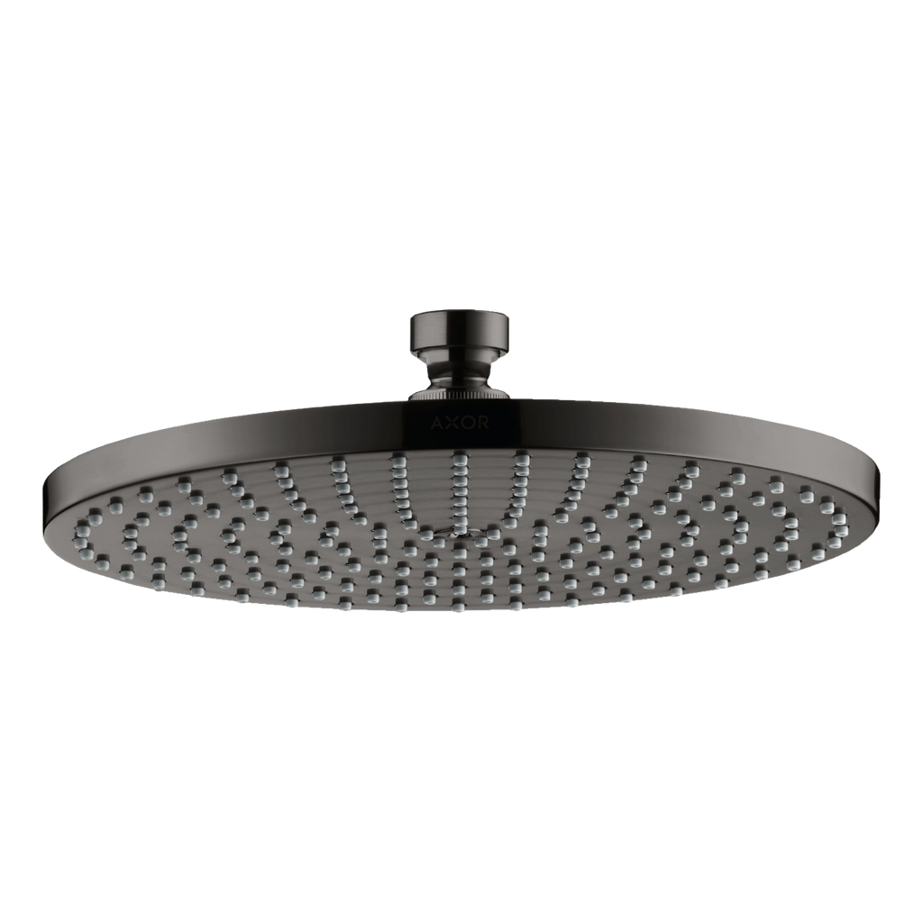 AXOR Starck Overhead Shower 240 1jet from Brandt in Polished Black Chrome finish