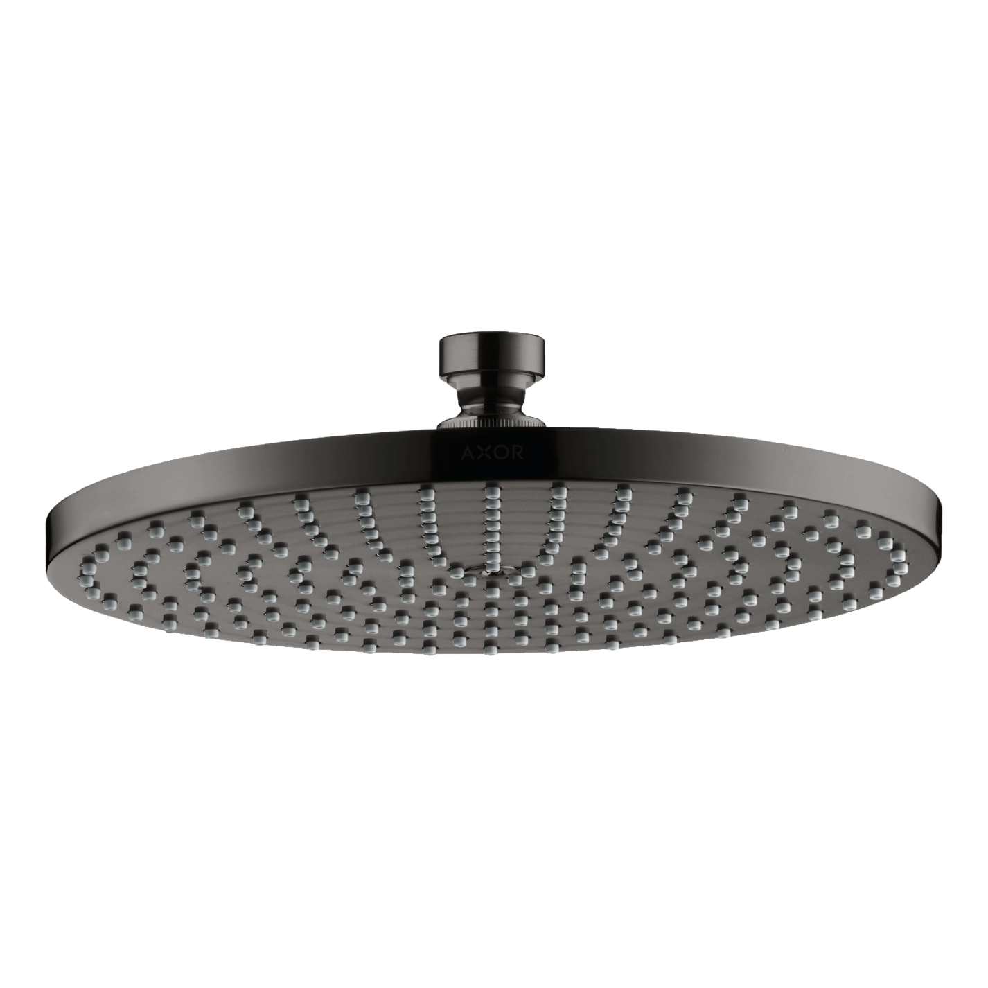 AXOR Starck Overhead Shower 240 1jet from Brandt in Polished Black Chrome finish
