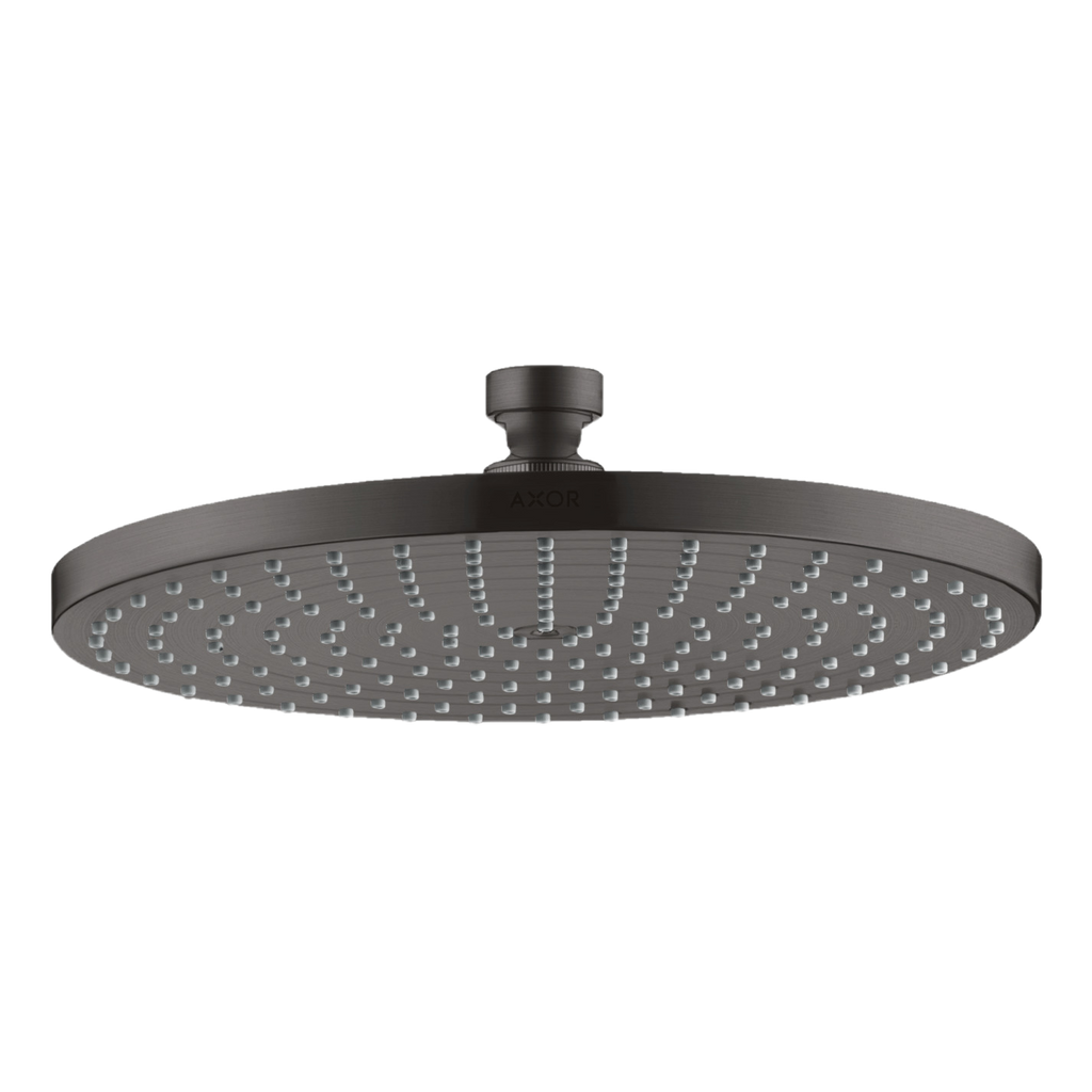 AXOR Starck Overhead Shower 240 1jet from Brandt in Brushed Black Chrome finish