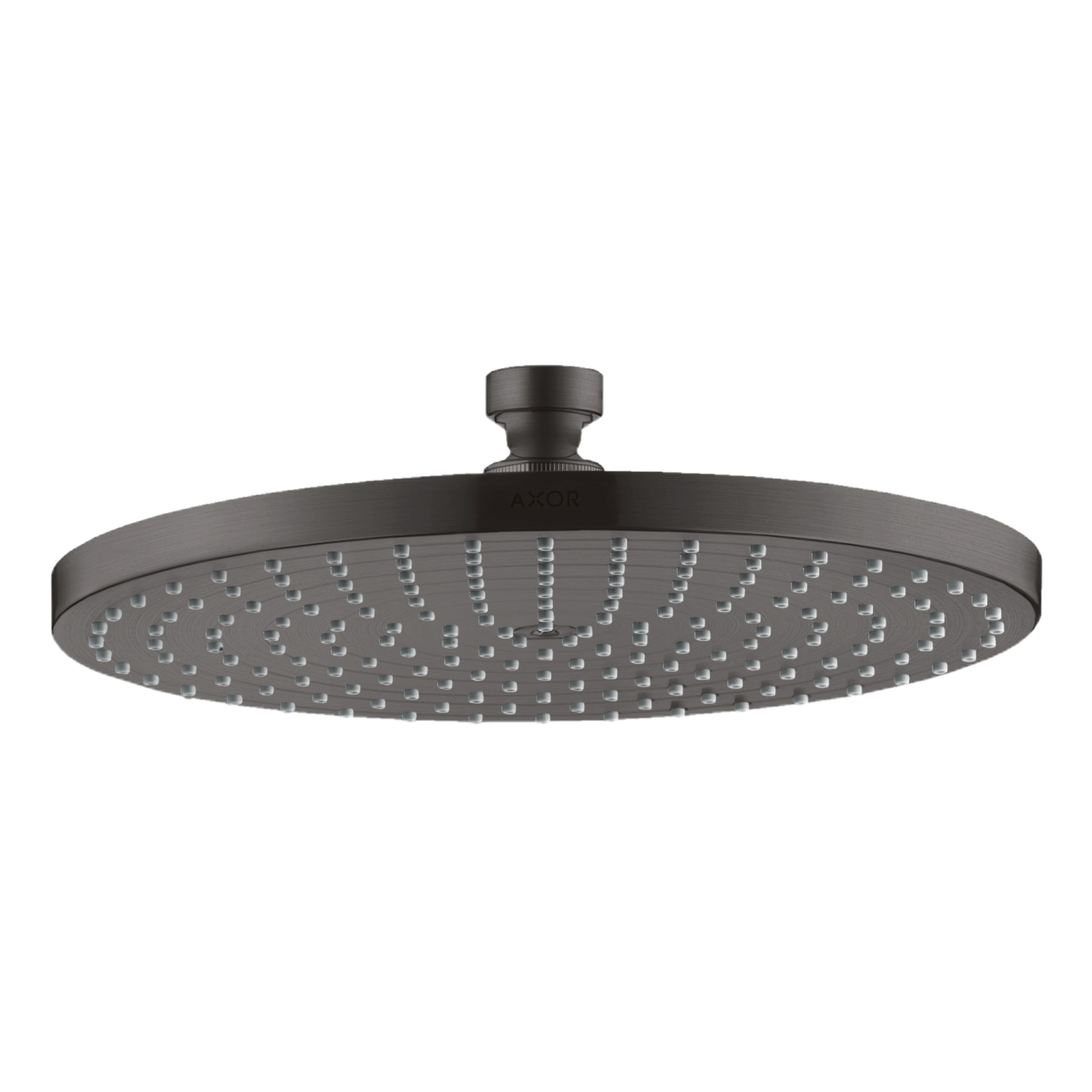 AXOR Starck Overhead Shower 240 1jet from Brandt in Brushed Black Chrome finish