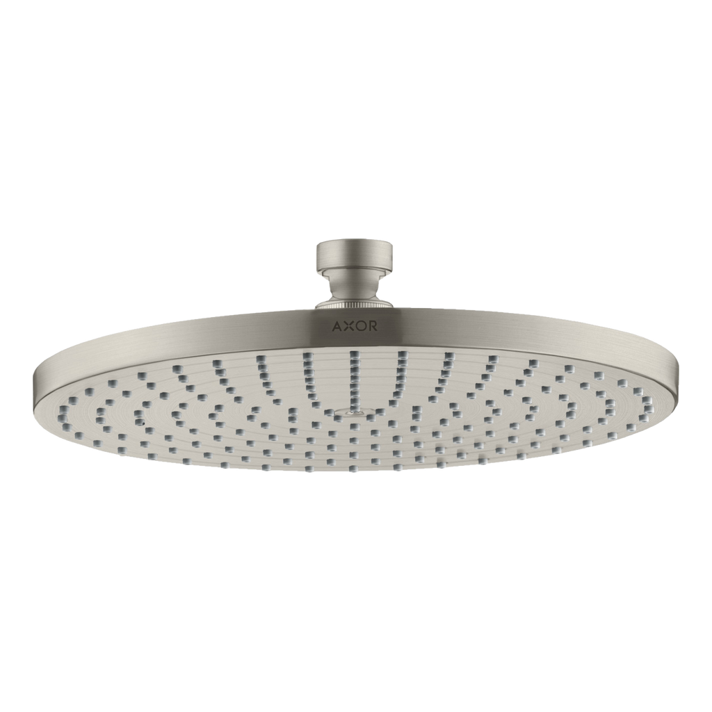 AXOR Starck Overhead Shower 240 1jet from Brandt in Stainless Steel Optic finish